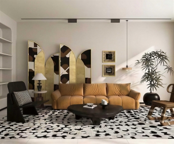 Modern A Living Room-ID:385320909