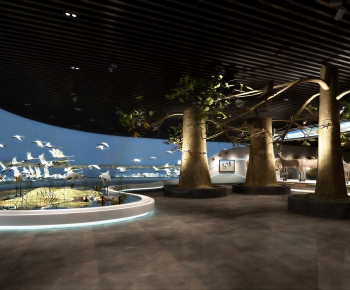 Modern Exhibition Hall-ID:398132099