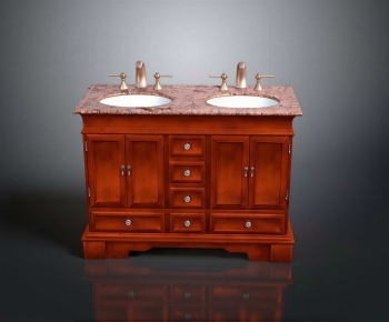 European Style Bathroom Cabinet-ID:147389898