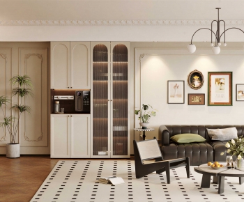 French Style A Living Room-ID:646260027