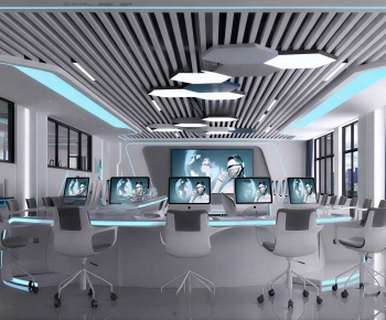 Modern Exhibition Hall-ID:962629368