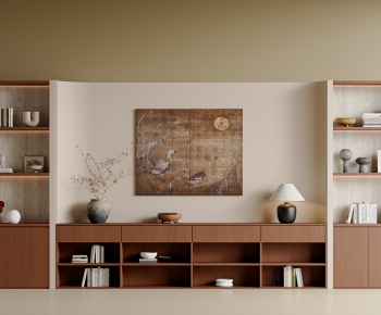 Wabi-sabi Style Bookcase-ID:107688979