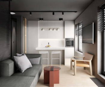 Modern A Living Room-ID:967464929