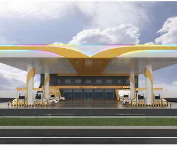 Modern Building Appearance-ID:692420063