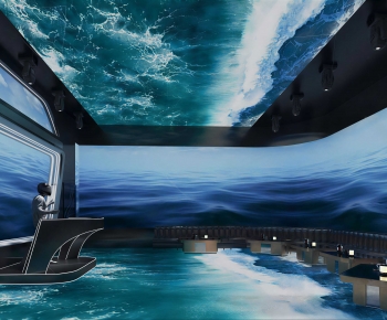 Modern Exhibition Hall-ID:442056893