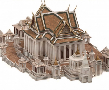 Southeast Asian Style Religious Architecture-ID:855174066