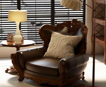 American Style Single Sofa-ID:471761947