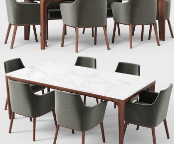 Modern Dining Table And Chairs-ID:757677084