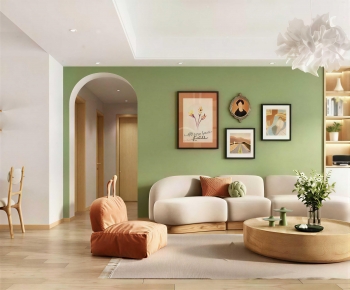 Nordic Style A Living Room-ID:825858126