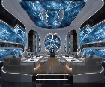 Modern Exhibition Hall-ID:534502986