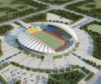 Modern Architecture Of Artistic Style-ID:417850971