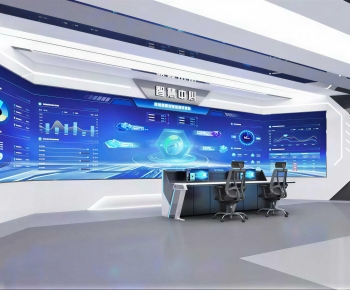 Modern Exhibition Hall-ID:851301911