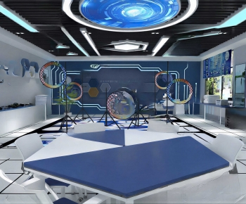 Modern Exhibition Hall-ID:818211087