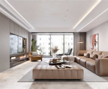 Modern A Living Room-ID:939290057