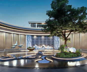 New Chinese Style Courtyard/landscape-ID:169459103