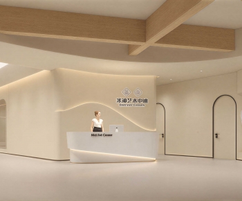 Modern Office Reception Desk-ID:512960913