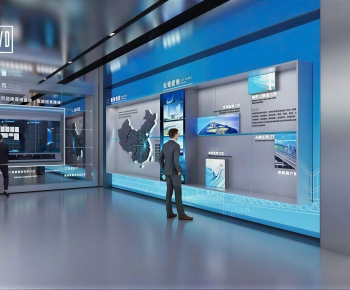 Modern Exhibition Hall-ID:447895059