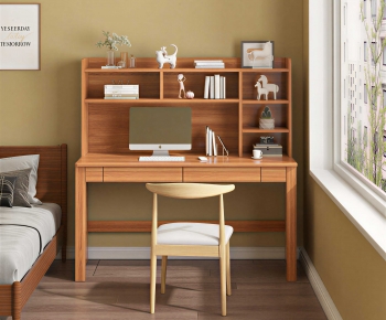 Modern Computer Desk And Chair-ID:615415102