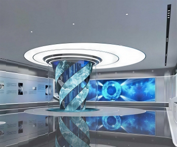 Modern Exhibition Hall-ID:316797978