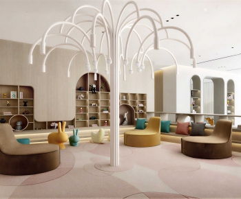 Modern Real Estate Sales Office-ID:965019948