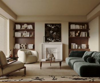 Modern A Living Room-ID:716972113