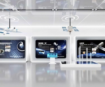 Modern Exhibition Hall-ID:395172123