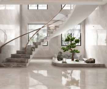 New Chinese Style Stairwell-ID:692338948