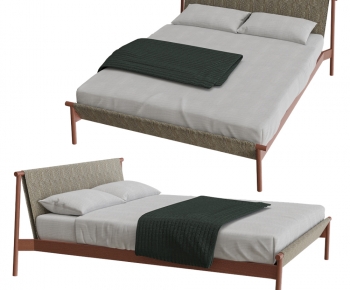 Modern Double Bed-ID:333657989