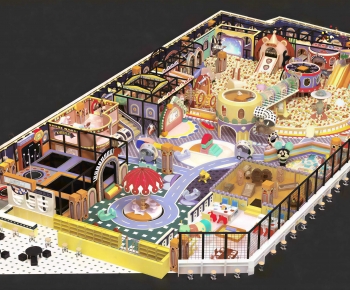 Modern Children's Amusement Park-ID:389935973