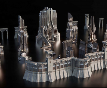 European Style Building Appearance-ID:193954946