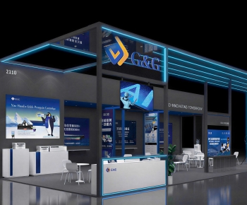 Modern Exhibition Hall-ID:142828945