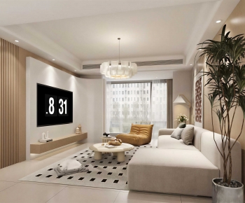 Modern A Living Room-ID:611329087