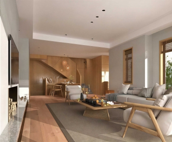 Modern A Living Room-ID:809808029