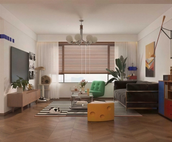 Modern A Living Room-ID:115020041