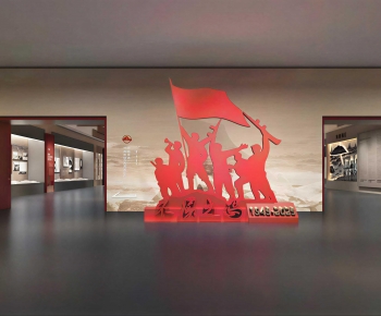 Modern Exhibition Hall-ID:171751988