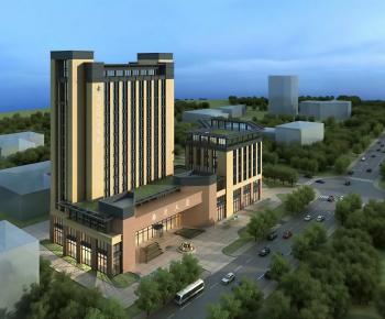 Modern Appearance Of Commercial Building-ID:342519324