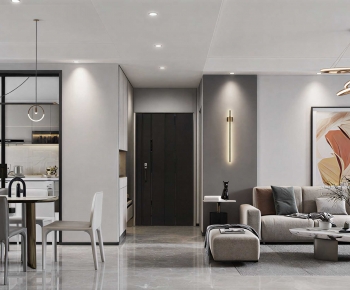 Modern A Living Room-ID:306713105