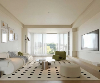 Modern A Living Room-ID:302336932