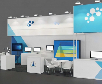 Modern Exhibition Hall-ID:673624043