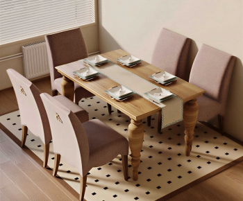 Modern Dining Table And Chairs-ID:817747124