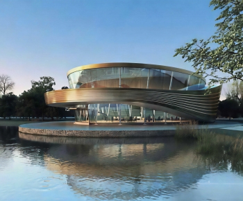 Modern Architecture Of Artistic Style-ID:197845945