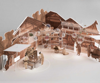 New Chinese Style Exhibition Hall-ID:812067033