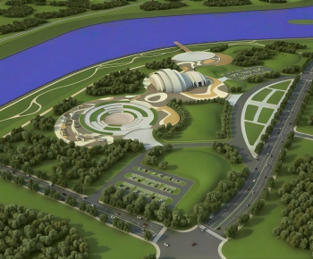 Modern Architectural Bird's-eye View Planning-ID:853878023