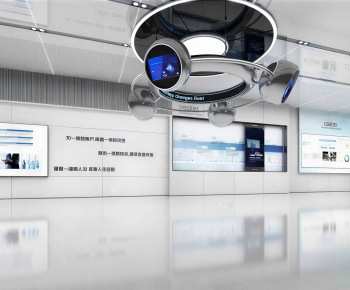 Modern Exhibition Hall-ID:382649902