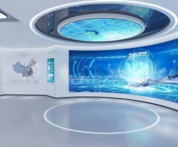 Modern Exhibition Hall-ID:800848019