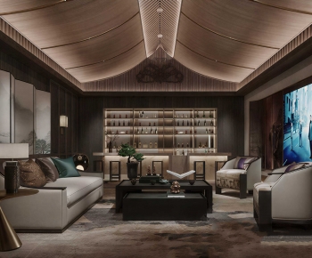 New Chinese Style Audiovisual Room-ID:832650738