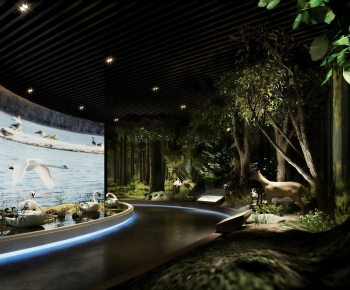 Modern Exhibition Hall-ID:858993053