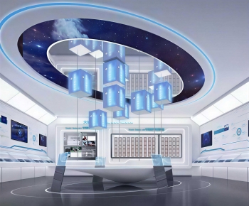 Modern Exhibition Hall-ID:991911894