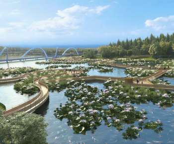 Modern Park Landscape-ID:212501056