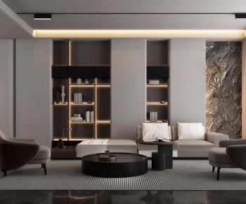 Modern A Living Room-ID:377511989